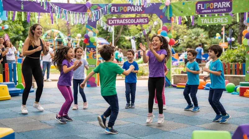 Imagen orientativa: taller infantil de baile en una sala amplia